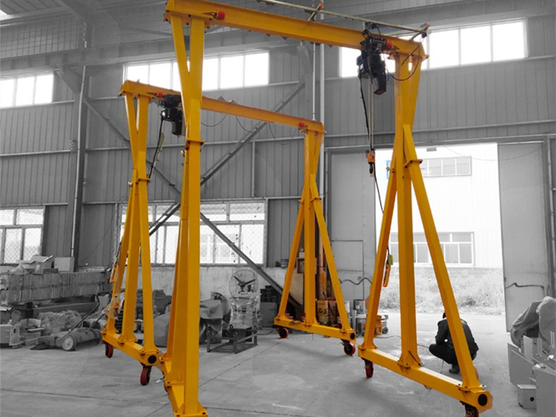 Mini Mobile Gantry Crane with Hoist