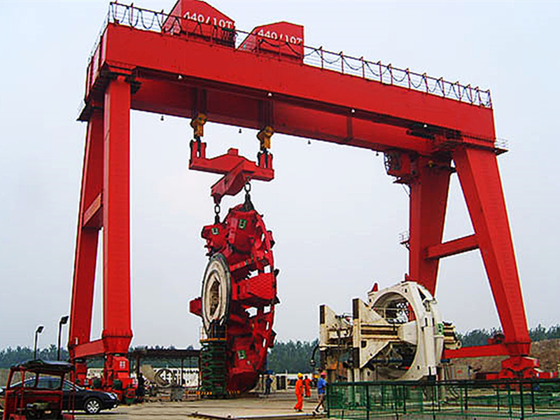 Rail Mounted Double Girder Gantry Crane