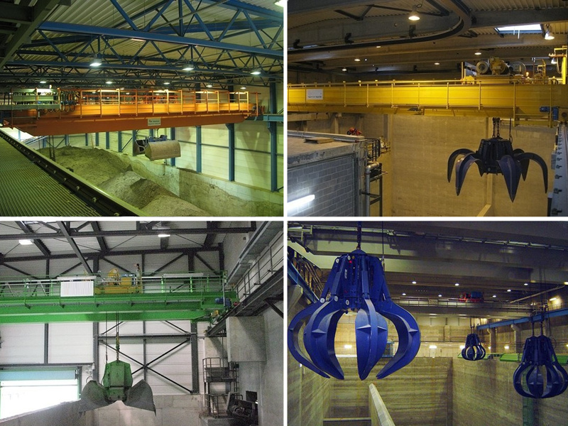 Waste Handling Crane Grab Bucket