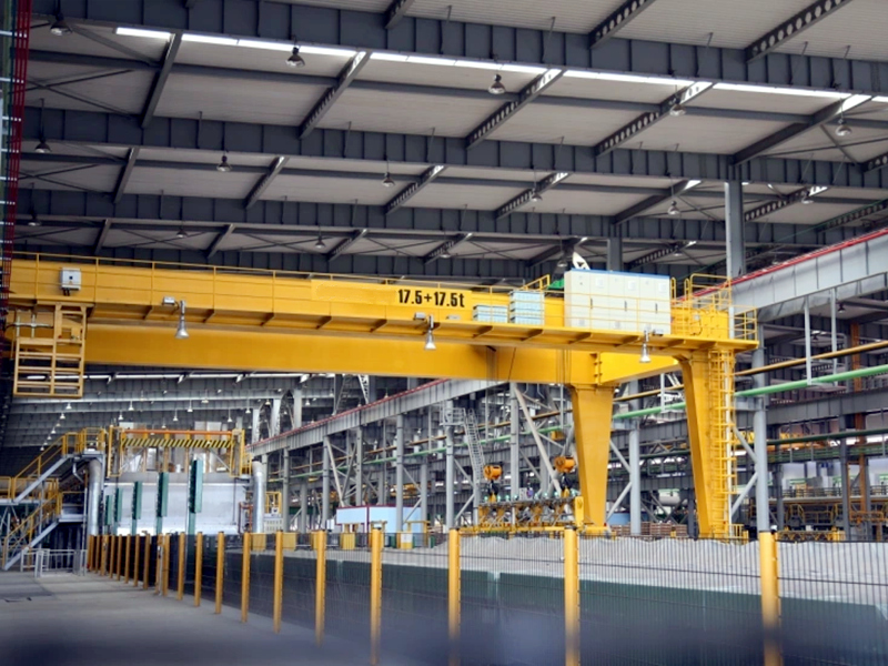 heavy duty double beam gantry crane price