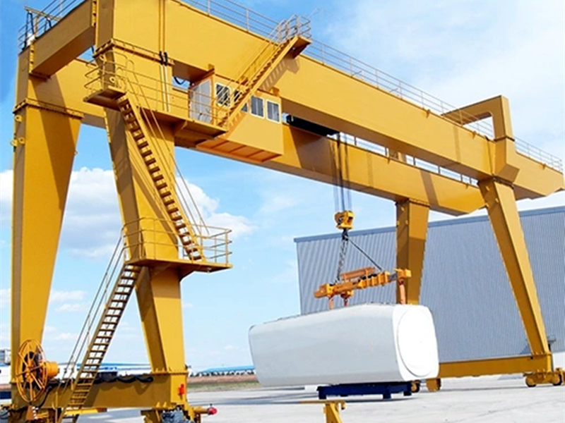 heavy duty double beam gantry crane