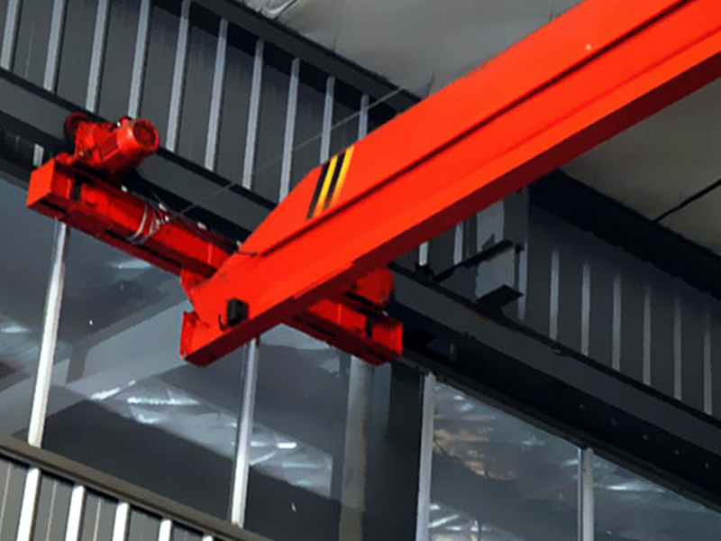 roof running single girder overhead cranes